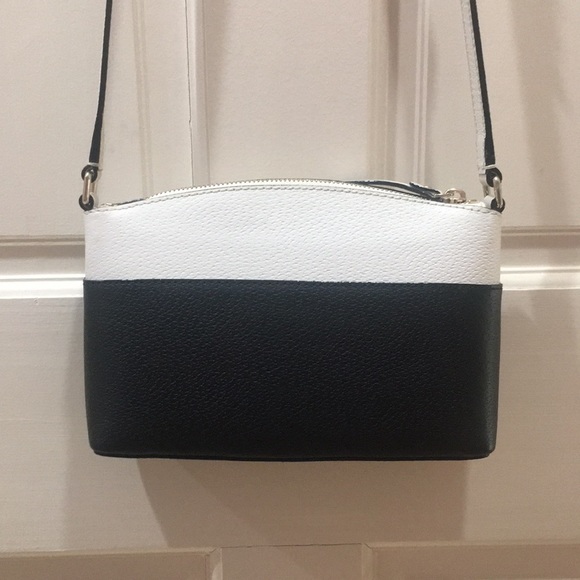 Kate Spade Black White Millie Crossbody Purse Bag - Picture 11 of 15